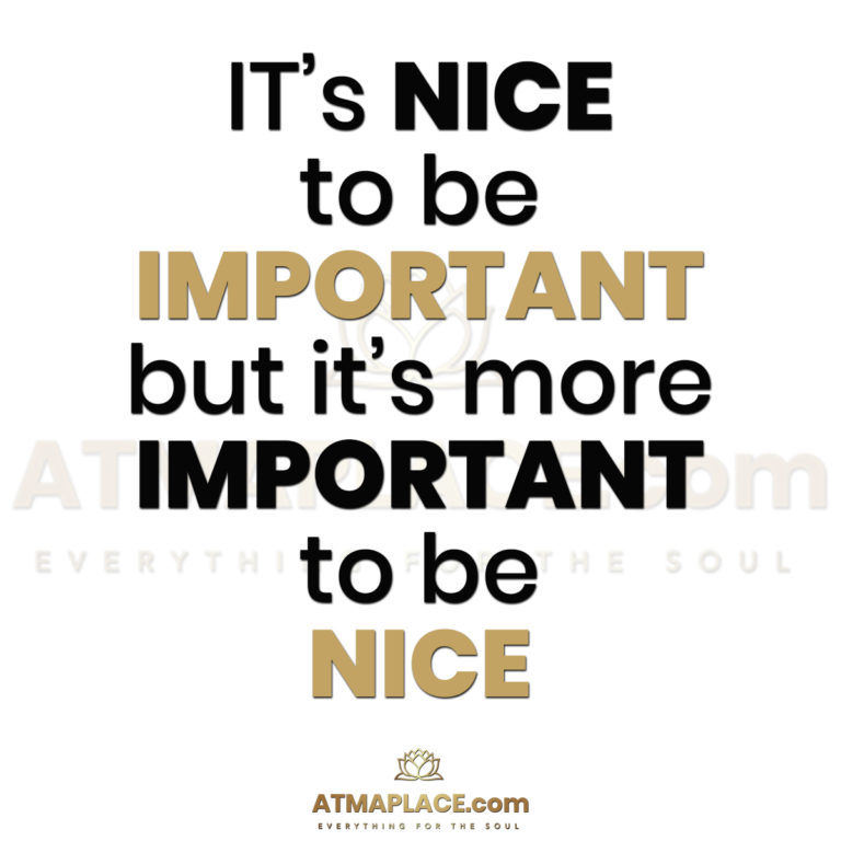 important to be nice 768x768